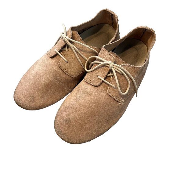 Sanuk Shoes - SIZE 5 Sanuk Bianca Minimalist Flat Suede Leather Sneaker Shoes